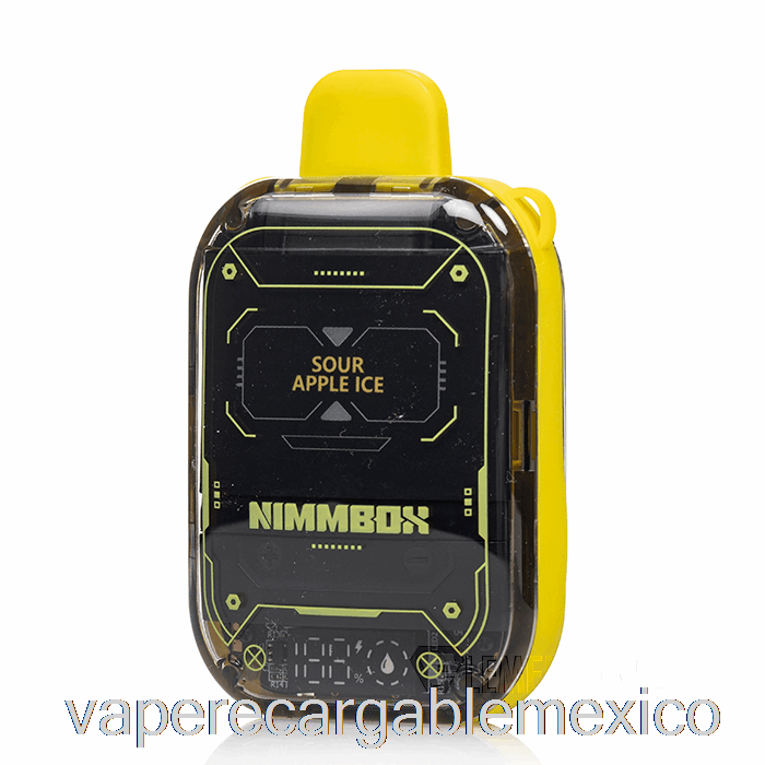 Vape Recargable Vapengin Nimmbox 10000 Hielo De Manzana Agria Desechable